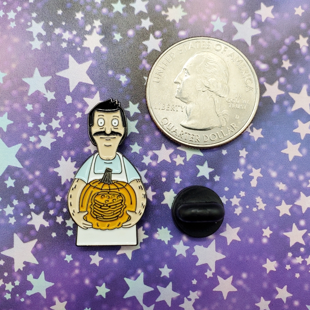 Bob's Burgers Pumpkin Bob Enamel Pin - Picture 2 of 3